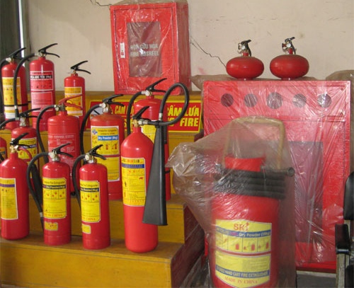 Các thiết bị PCCC chuẩn bị cung cấp cho khách hàng